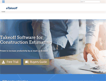 Tablet Screenshot of etakeoff.com